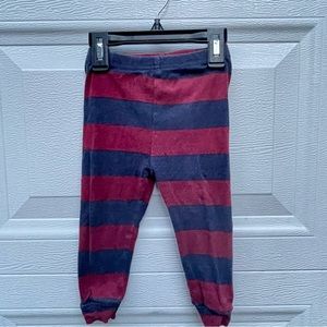 12-18m baby boy bear 🐻 pants dark blue and burgundy